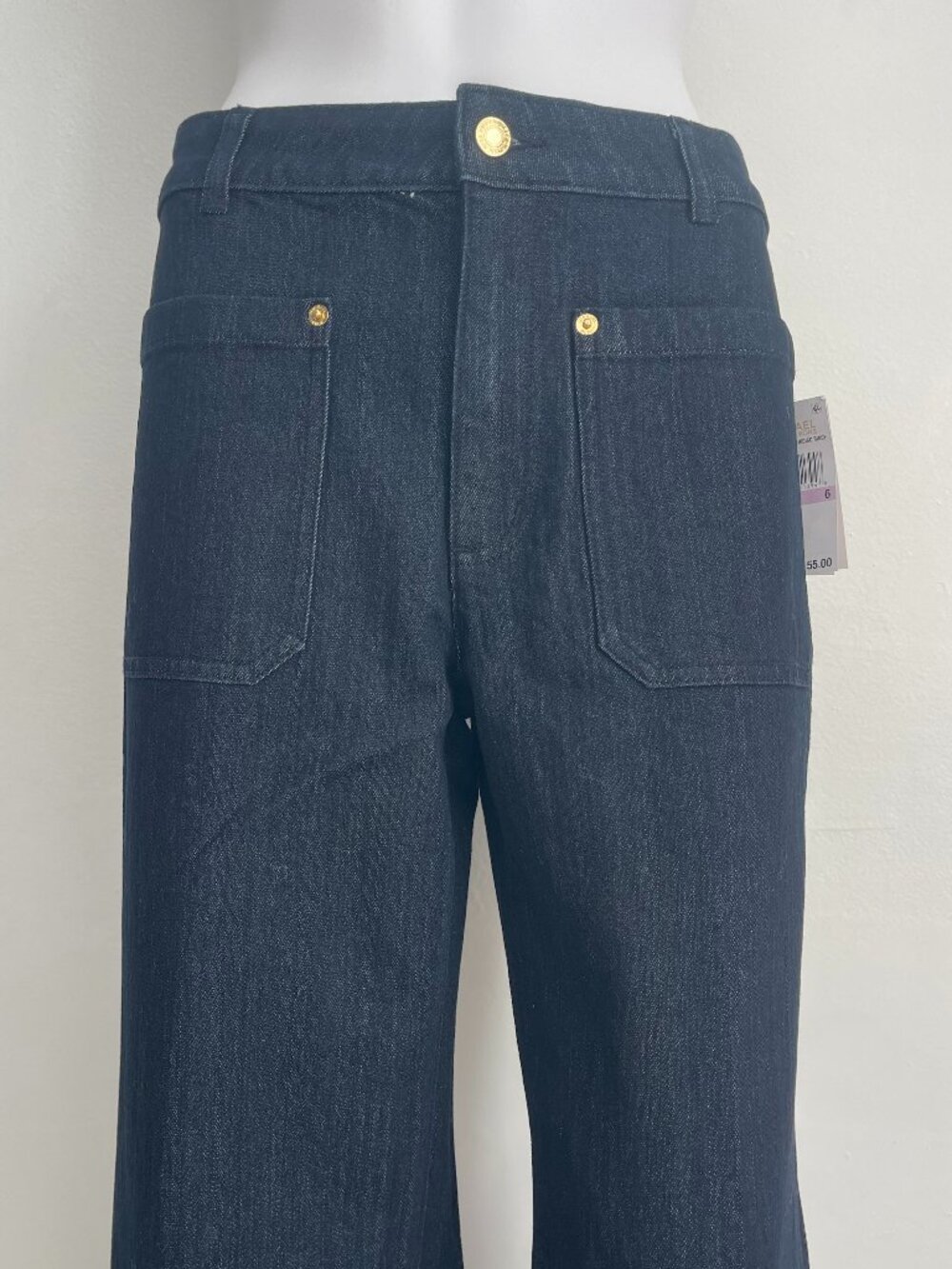 MICHEAL KORS Indigo Rinse Wide Leg